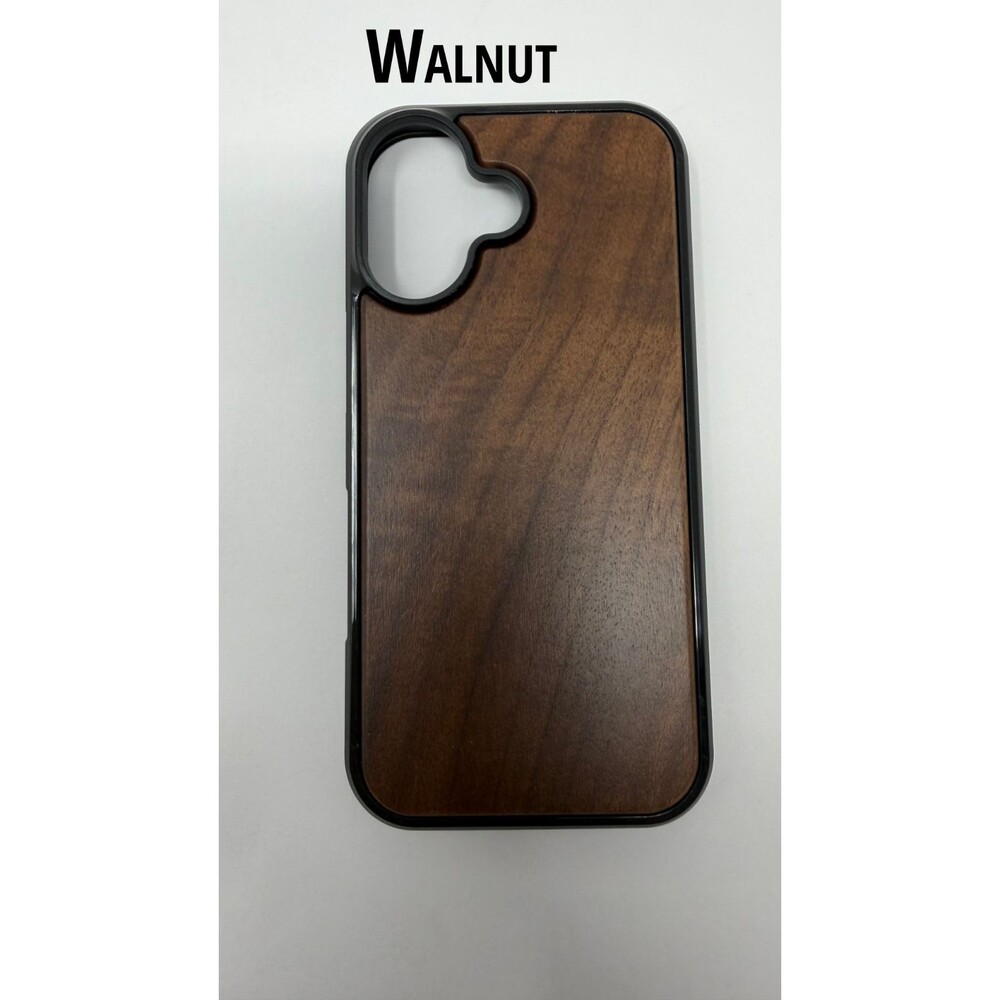 Wooden iPhone 17 Phone Case - Walnut